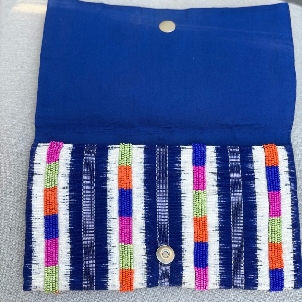 Roller Rabbit Multicolor Beaded Clutch - Picture 2 of 6